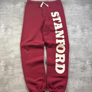 Women’s Vintage Stanford Spell Out Red Sweatpants
